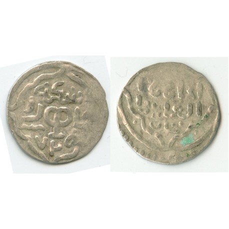 Chaghataid AR 1/6 dinar, Kepek. Duwa. Bukhara 725 AH (C532)