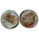 Great Mongols, AE dirhem, w. Menacing Legend Samarkand 630 AH