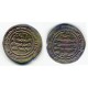 Tahirid + Abbasid AE fals, Shash 241 AH (20464)