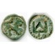 Chach, Unknown Ruler 7-8 Ct AD, Lion/Trident Sh&K #249
