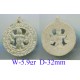 Central Asia, AE Amulet – Frog, 9-11 Ct. AH Condition!(25367)