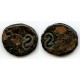Kushan AE tetradrachm with Khwarezmian “S” – Mirror c/m RRR (h505)